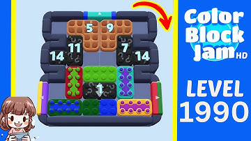 Color Block Jam Level 1070 (1990) Solution Walkthrough