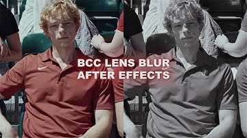 smooth bcc lens blur obs | after effects