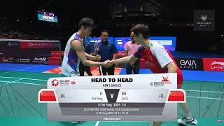 Final Showdown: Li Shi Feng (李诗沣) vs. Shi Yu Qi (石宇奇) | Singapore Open 2024 Highlights