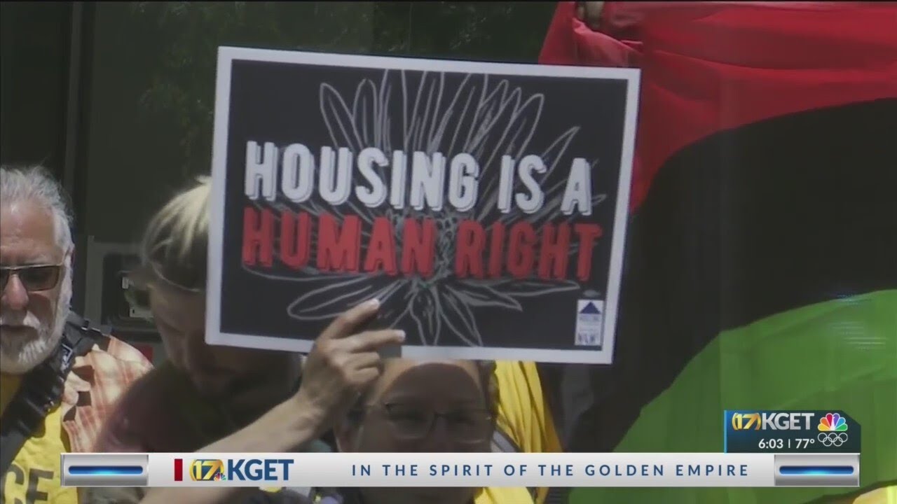 Protesters march demanding CA lawmakers invest in more affordable housing