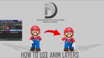 How to use anim layers in MAYA