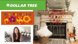 DIY Dollar Tree Fall-Garland-Wall Hanging- Thanksgiving