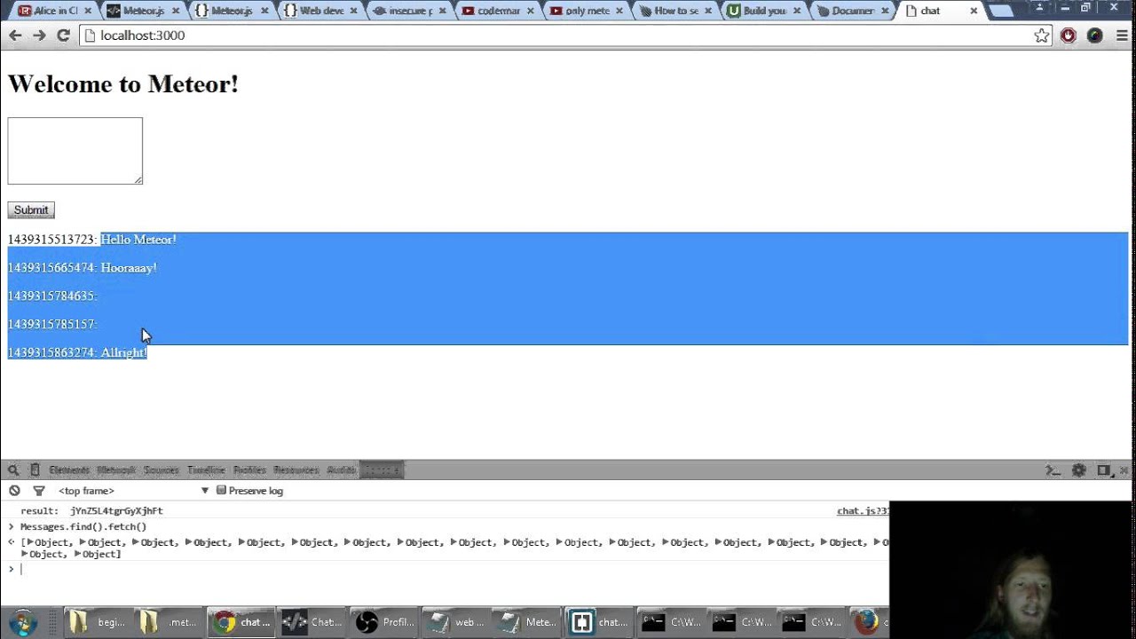 Meteor For Beginners A Chat App YouTube