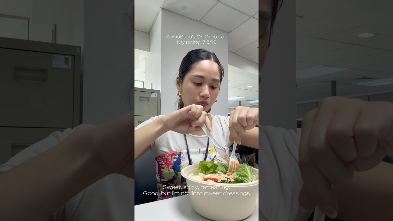 Office lunch is Oh Crab Lah from Saladstop! Cobb and Hail Caesar still top my list. 