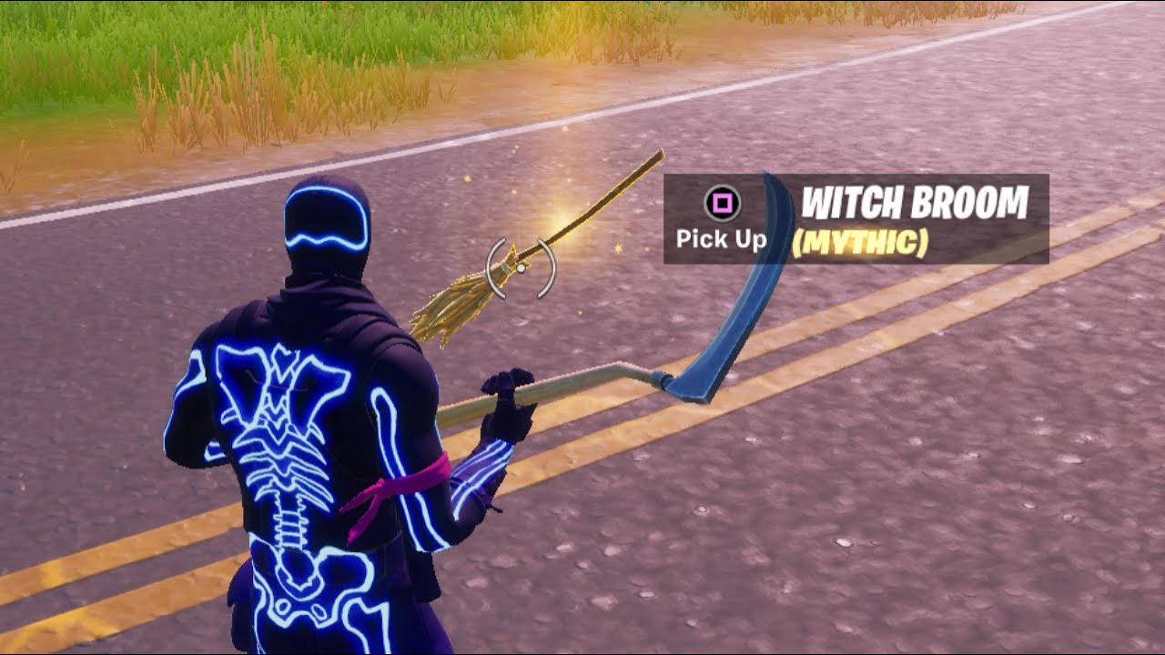 Travel 100 meters on a Witch Broom Guide – Fortnite Fortnitemares Midas Revenge Challenges