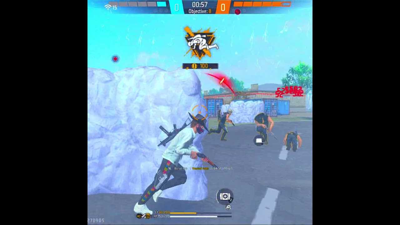 Want to DOMINATE 1v6 with M1887 in Free Fire? Watch This Now #freefire #astatine