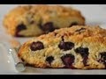 Blueberry Streusel Scones Recipe Demonstration - Joyofbaking.com