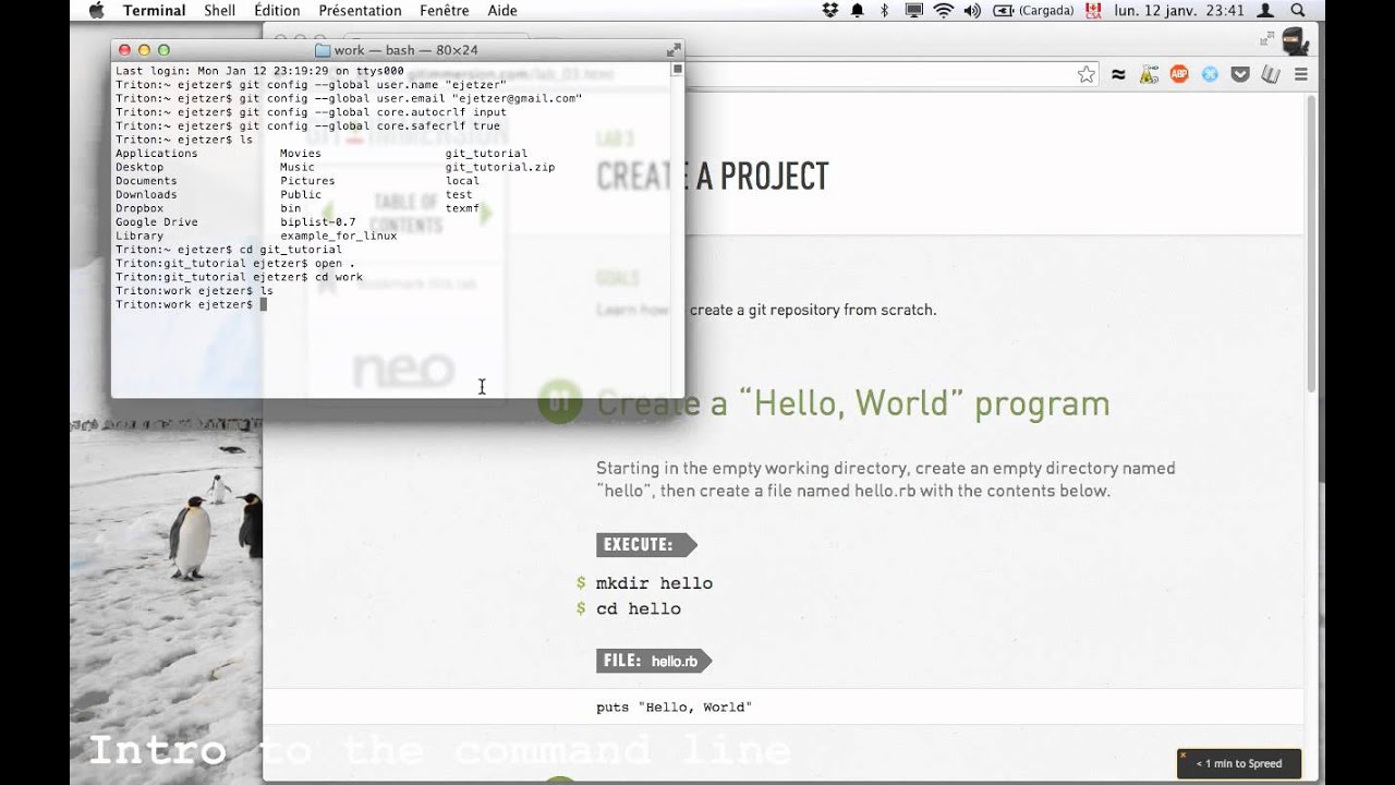 Git Immersion Walkthrough (Part 1): Initialize a git repository