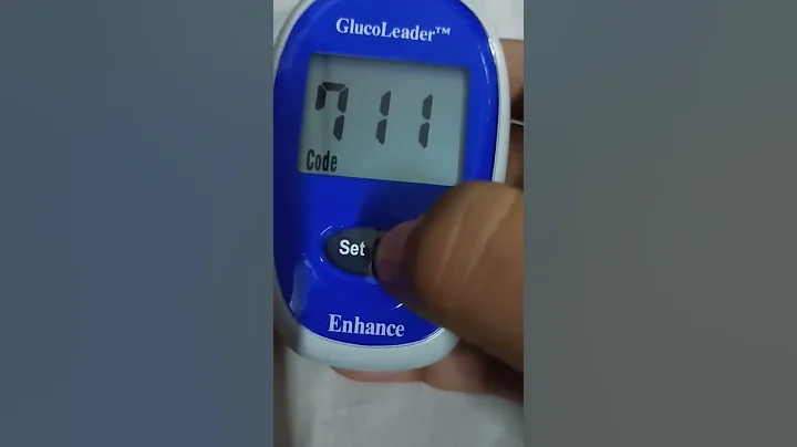 How to Glucose Meter Code Setup