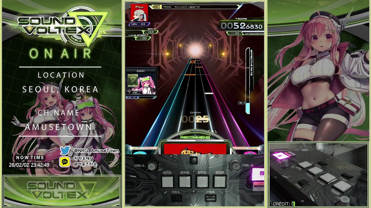 AmuseTown] SDVX -Valkyrie model- Live stream - YouTube
