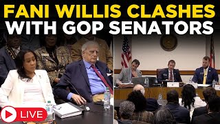 FANI WILLIS HEARING LIVE | GOP Senators Grill Fulton County DA Fani Willis in Fiery Showdown