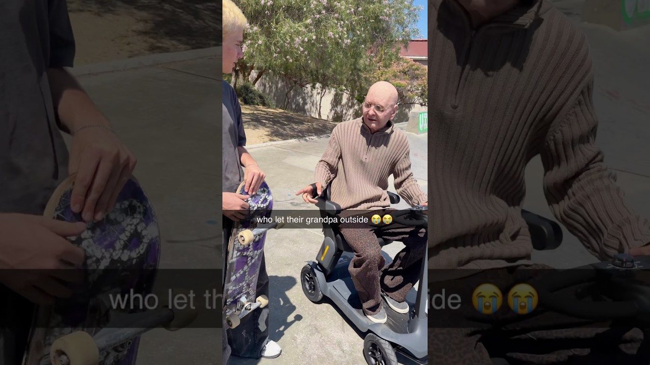 Who let their grandpa outside 😭😭￼