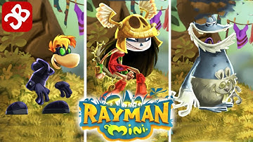 Rayman Mini - All Worlds - Bonus Levels - Perfect Walkthrough Gameplay - Apple Arcade