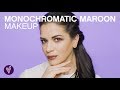 #YLooks | Monochromatic Maroon Makeup Tutorial for Fall Using YOUNIQUE