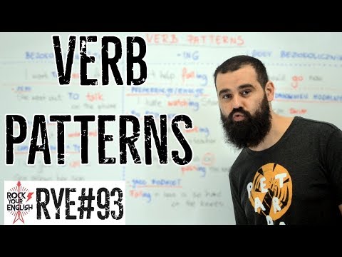 Verb Patterns | ROCK YOUR ENGLISH #93