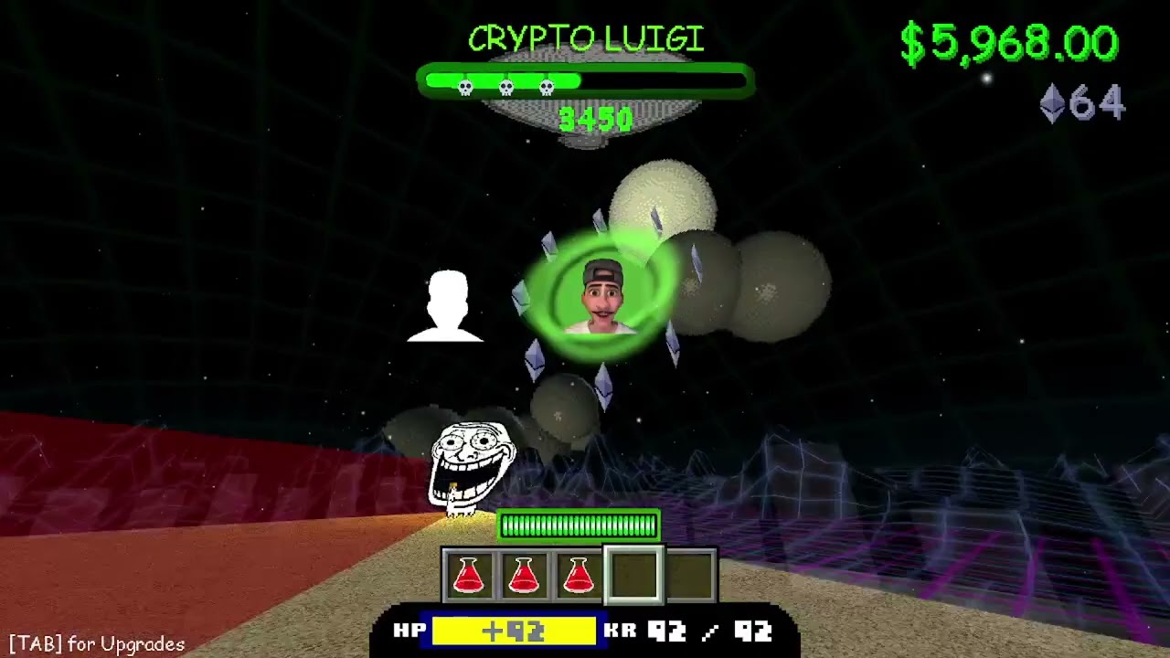 CRYPTO LUIGI BOSSFIGHT IS NOW COMPLETED HARDEST BOSS IN THE GAME - YouTube