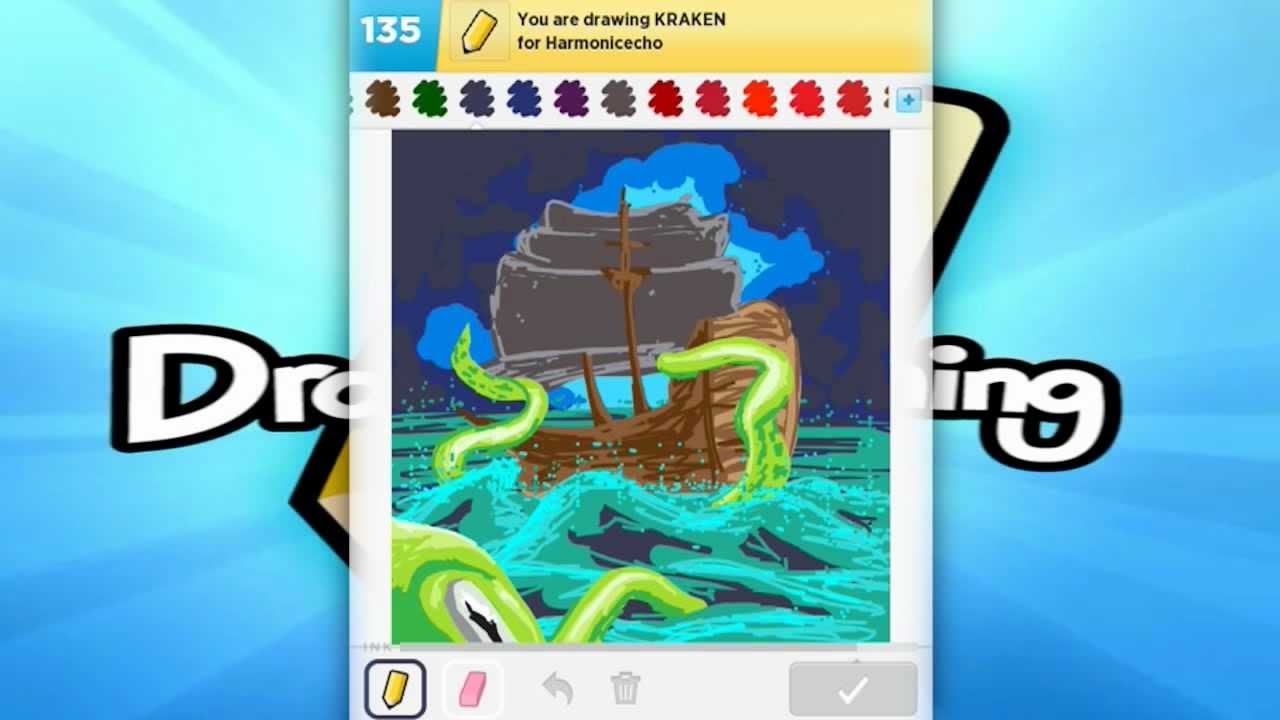 Draw Something Let's Play - Kraken on a Tablet (HD)