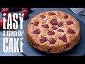 Easy Strawberry Cake - Fresh Strawberry Cake