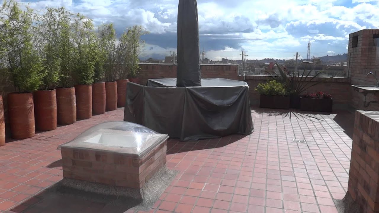 Terraza Comunal edificio Santa Barbara en Venta