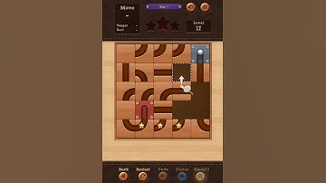 Roll the Ball slide puzzle Star J Pack Level 17 Solution