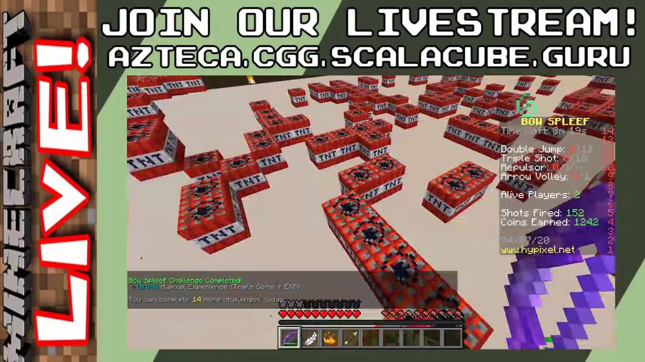 Minecraft Survival Server Stream - EP 45 - Join Public Server - YouTube
