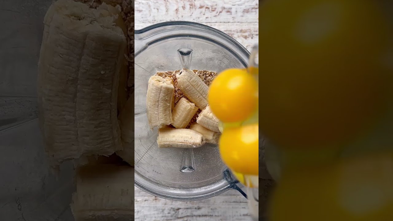  BLENDER Banana Muffins No Flour Oil Or Butter