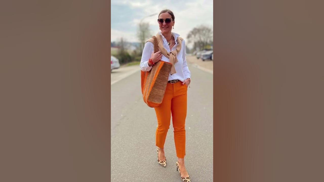 Looks para combinar el color naranja Looks para combinar el color naranja