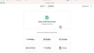 Import An Asana Project (CSV file) into Your Asana