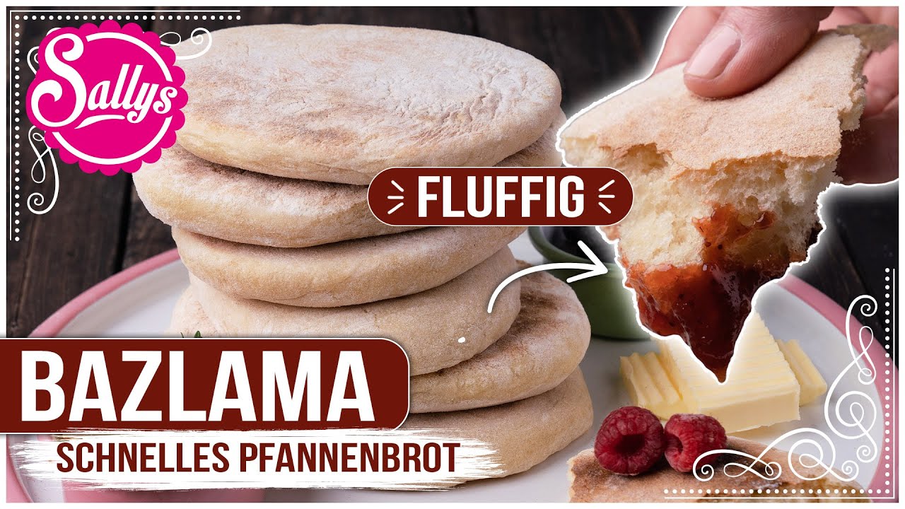 Bazlama / schnelles Pfannenbrot / Sallys Welt