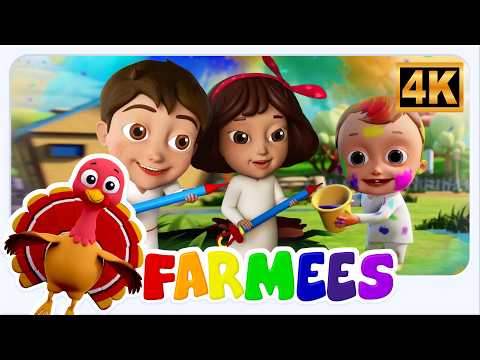 Holi Aagai Holi, होली आगाई, Festival Rhyme for Kids and Preschool Song for Kids by Farmees Bumblebee