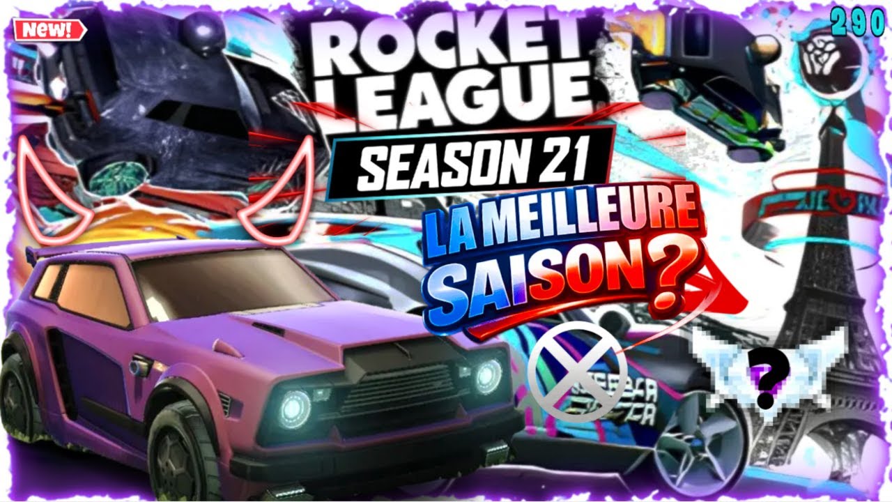 Je découvre la NOUVELLE SAISON 21 de Rocket League (c’est une dinguerie).