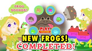 COMPLETE ALL 6 NEW FROGS! WHERE I GOT ALL THESE FROGS?ALL FROG’S SOUND? #haegin #playtogether