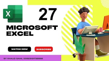 Microsoft Excel Tutorial in Pashto Formula Part  27