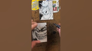 #792 Drawing Bruce from Finding Nemo like a Disney Artist Pro #disney #pixar #findingnemo