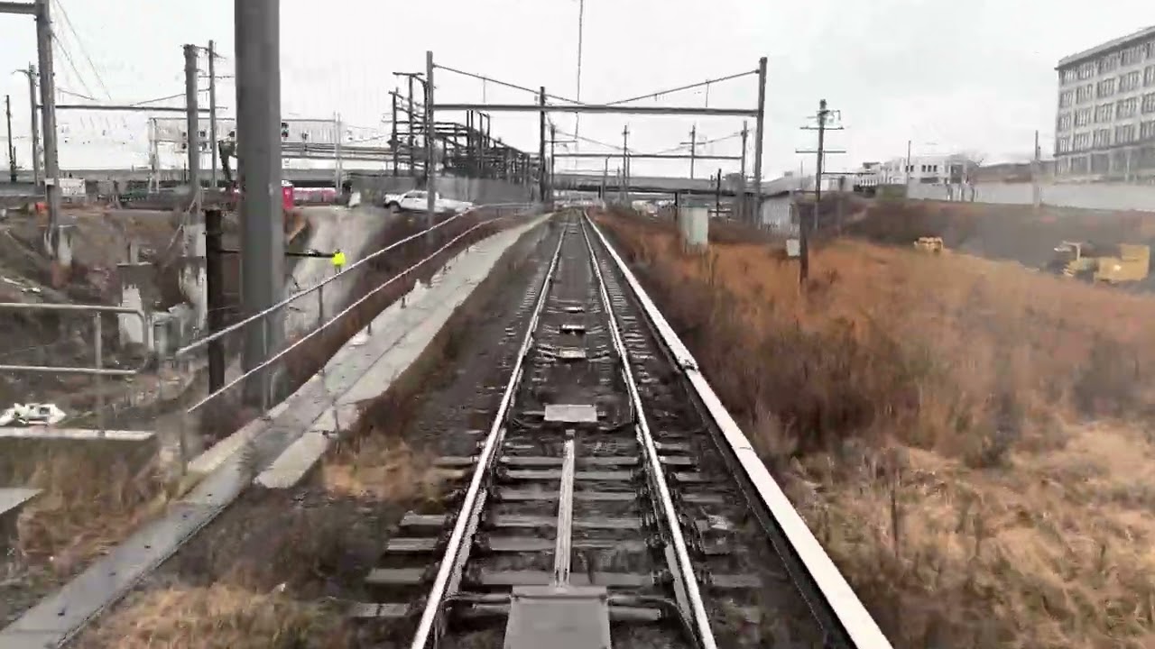 LIRR M3 Front Window Ride onboard Train 120 from Penn Station to Babylon