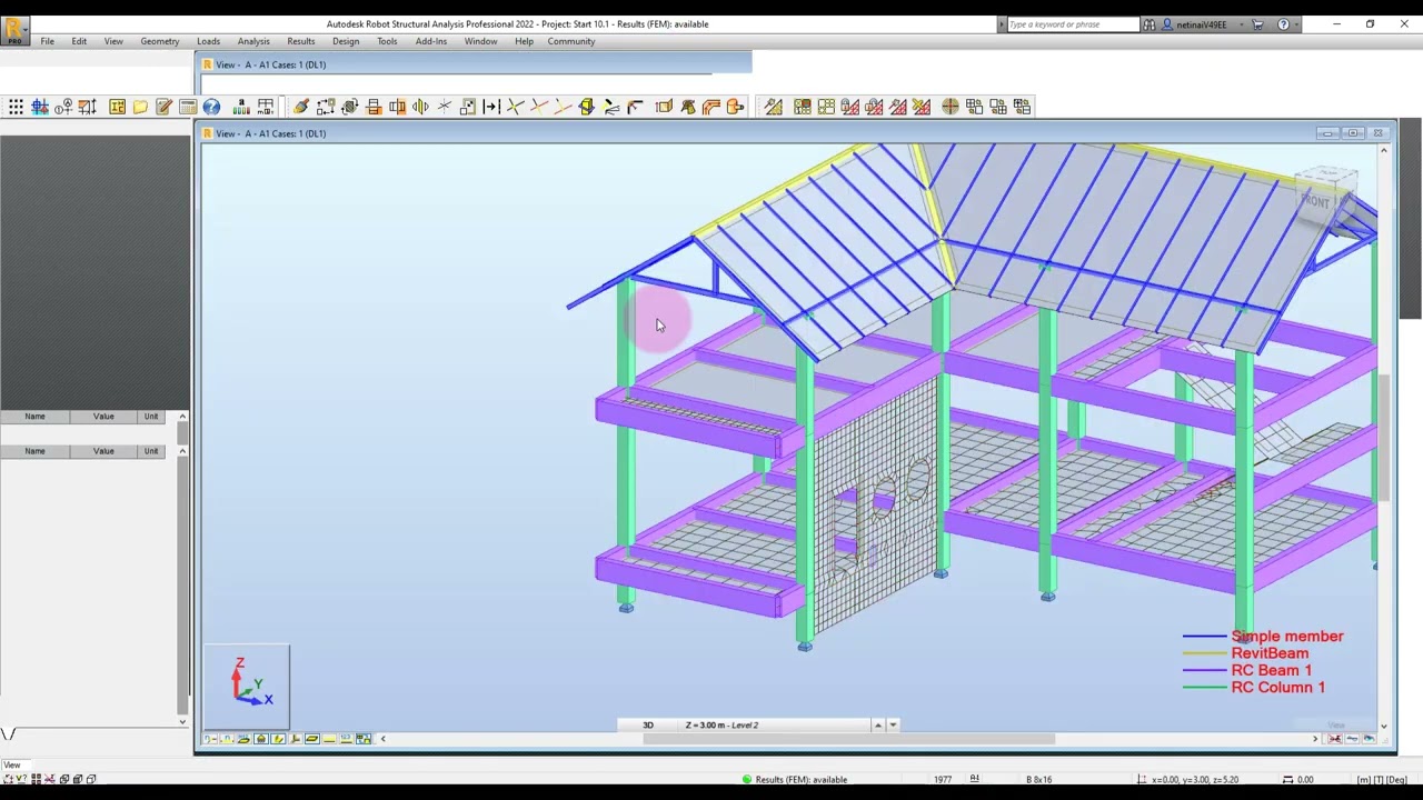 Robot 2022 การออกแบบเสา คาน RC Part 1