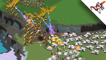 8 Bit Hordes - 2v2v2v2 EXPERTS BATTLES | Multiplayer Gameplay