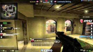 Luminosity vs eLevate Game 1 (CEVO-P CS:GO Season 7) - Misled & LATORR