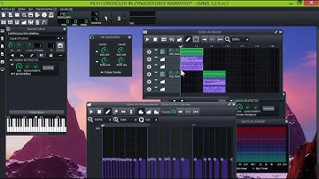 LMMS   ZYNADDSUBFX PITCH CONTROLER TONE AUTOMATION