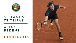 Stefanos Tsitsipas vs Aljaz Bedene - Round 3 Highlights I Roland-Garros 2020