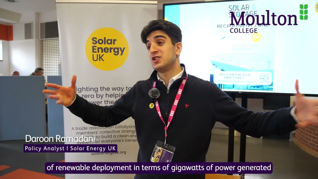 Solar Energy UK - Solar Power Careers Fair 2024 | Moulton College