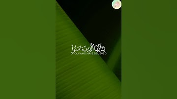 إنَّ الله وملائكته يصلون على النبي، بصوت القارئ براك الشمري