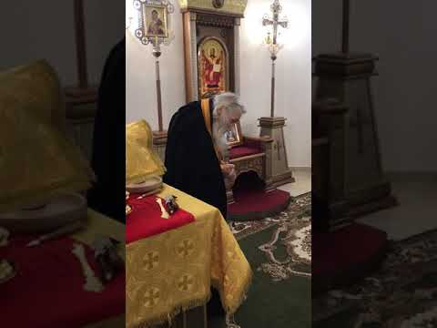 Божественная литургия в храме Сергия Радонежского