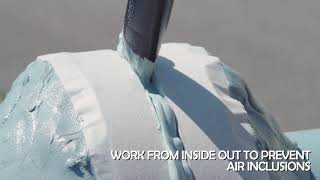 Stopaq Application -  Above Ground and Warm Below (greater than 30C - 86F)