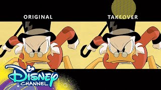 Launchpad Theme Song Takeover Side by Side | DuckTales | Disney Channel Resimi