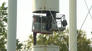 Work to Repair Bemidji's 1st Street Water Tower Underway