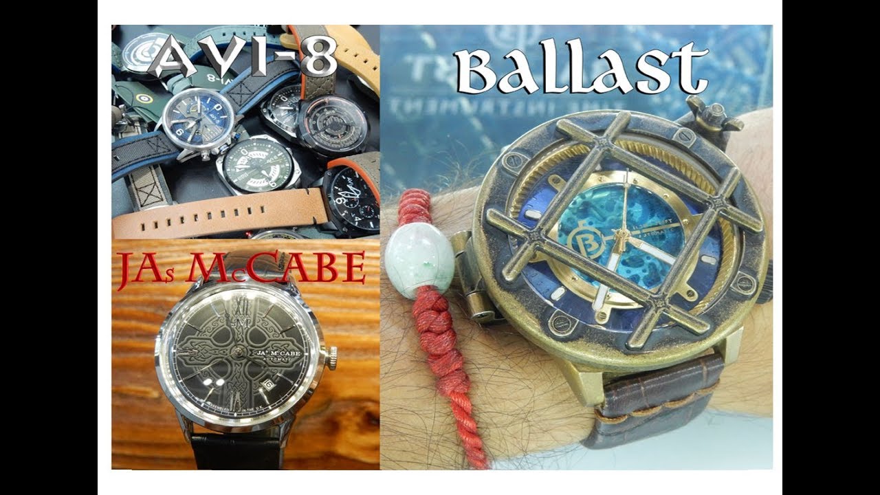 A look at BALLAST, AVI-8, Spinnaker, and James McCabe Watches