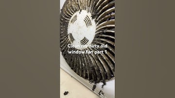 CLEAN MY DIRTY OLD WINDOW FAN PART 1 #ytshorts #simplefrugalbasic #cleaningasmr #dirtykitchen #dirty