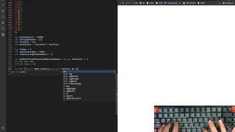 ASMR Programming - Face Matrix Rain