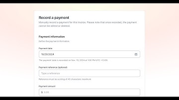Record manual and partial payments